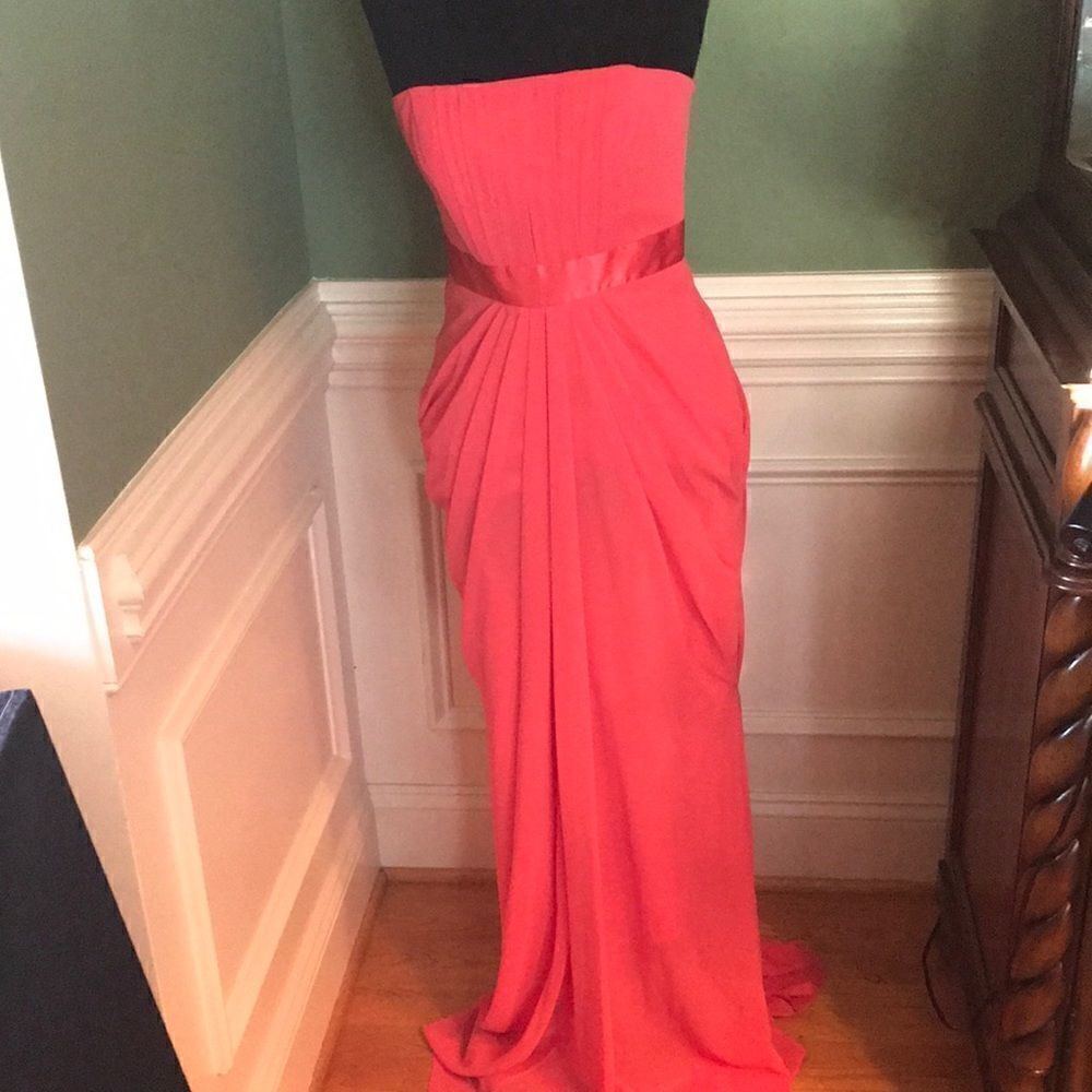 David bridal pink prom dress size 2